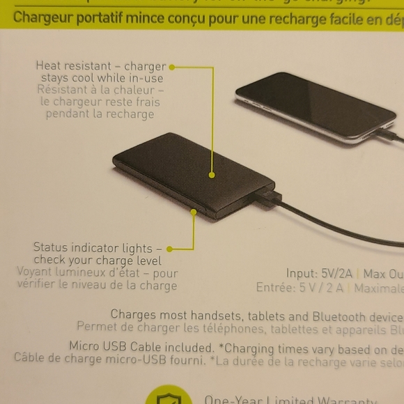PureJuice Slim 5K Portable Charger - Picture 3 of 4